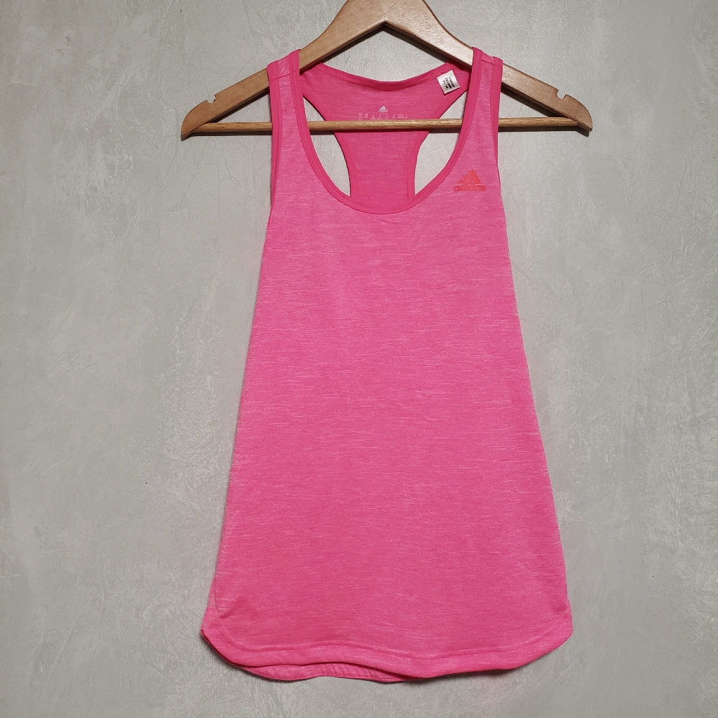 Adidas Climalite Neon Pink Athletic Racerback Tank Top